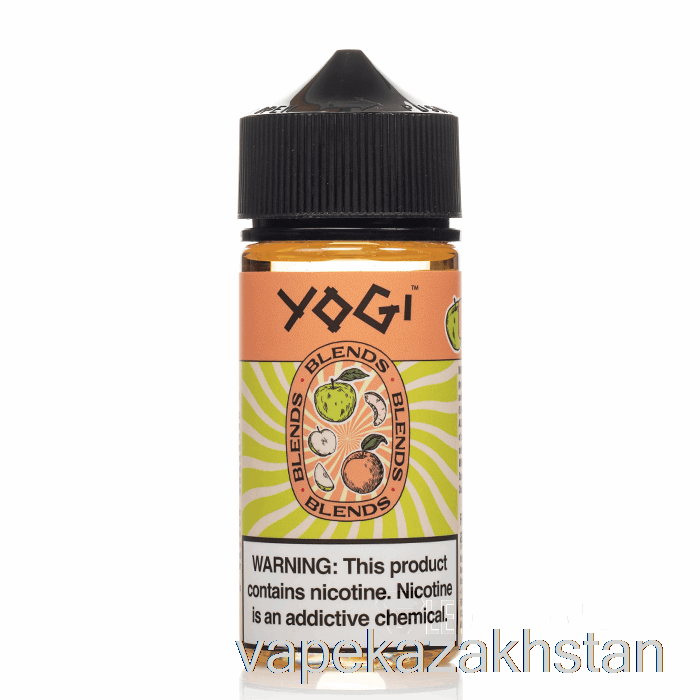 Vape Smoke Apple Peach Ice - Yogi Blends - 100mL 6mg